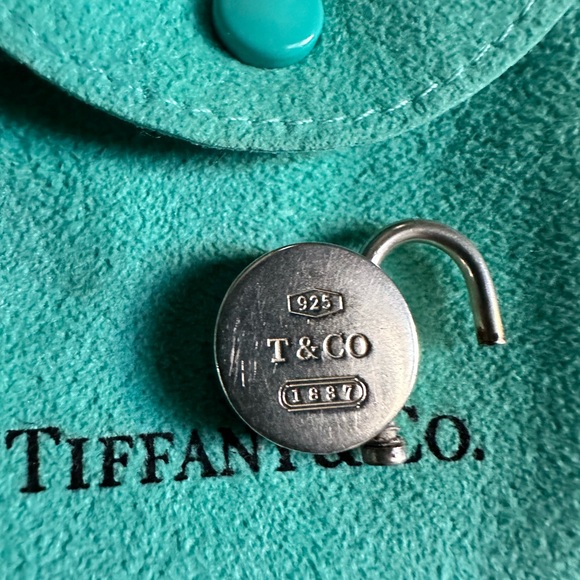 Tiffany & CO Sterling Silver Padlock Charm/Pendant - Picture 3 of 4
